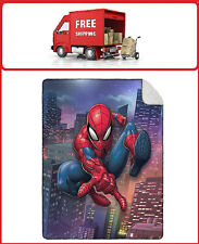 Spider-Man "Night Flight" Cloud Sherpa Throw Blanket, 50" x 60"