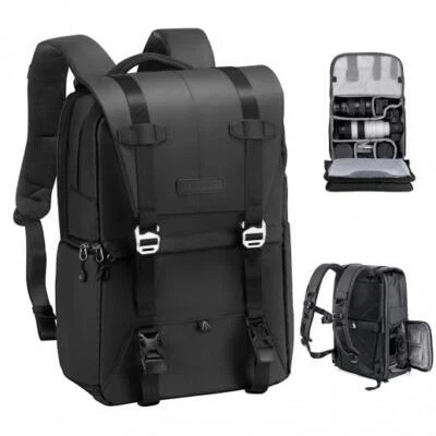K&F Concept 20L Camera Backpack Large Bags for Photographers Canon Sony (Black - Image 1 of 4