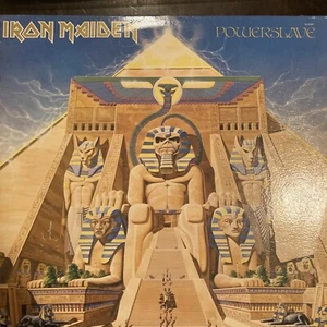 IRON MAIDEN POWERSLAVE EMI EMS91091 JAPAN OBI VINYL LP M NM - Foto 1 di 7