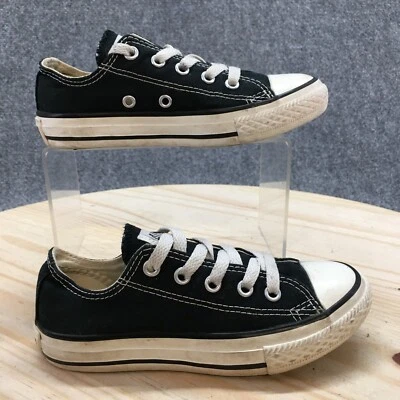 Zapatillas Converse Shoes Juveniles 12 Chuck Taylor All Star Negras Parte Superior Baja 3J235 Foto 1 de 4