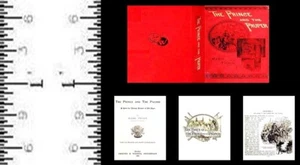 1:24 SCALE MINIATURE BOOK THE PRINCE AND THE PAUPER ILLUSTRATED TWAIN - Picture 1 of 1