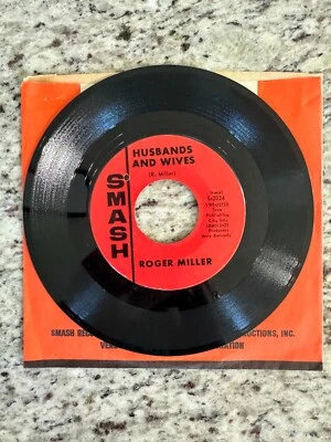 Roger Miller - Husbands And Wives 45 RPM, Smash Records, S-2024, UC - Image 1 of 2