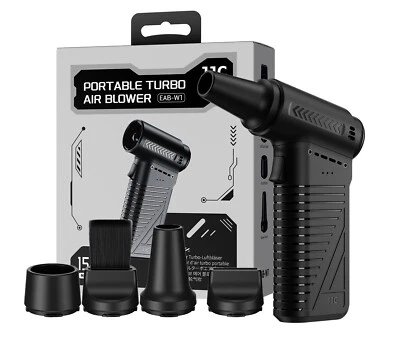 Portable 105000RPM Mini Blower Portable Turbo Air Blower Electric Jet Fan PC - Image 1 of 4