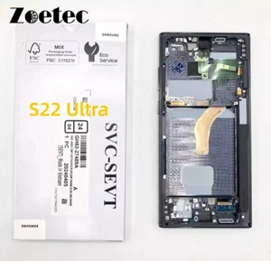 Paquete de servicio de reemplazo de pantalla OLED genuino para Samsung S22 Ultra 5G S908 - Imagen 1 de 1