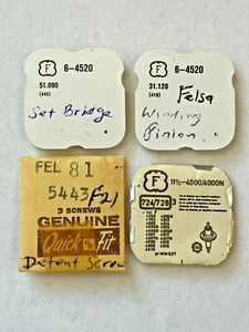 FELSA (F) Uhrenteile. Siehe Dropdown Menü - Bild 1 von 2