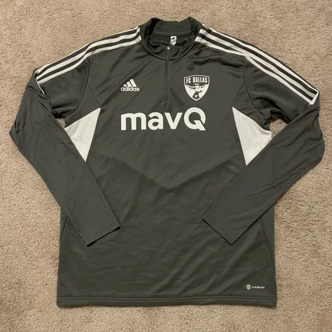 FC Dallas adidas Aeroready Jacket Men's Gray/White New Cover