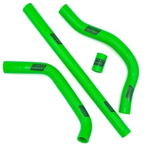 KAWASAKI 1987-1988 KXF250 TECATE 2 ST 4 WHEELER RADIATOR HOSE KIT GREEN 23-327G - Picture 1 of 5