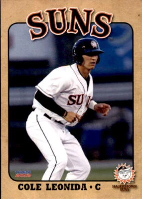 2012 Hagerstown Suns Choice #12 Cole Leonida Aurora Colorado CO Baseball Card - Image 1 of 2