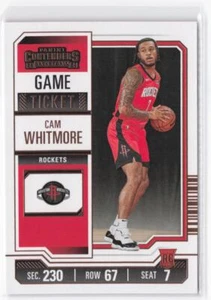 2023-24 Panini Contenders Cam Whitmore RC #95 Game Ticket Bronze Foil - Picture 1 of 2