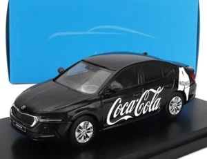 MODELLINO AUTO STATICO ABREX SKODA OCTAVIA IV COCA-COLA 2020 NERO SCALA 1/43 - Foto 1 di 7