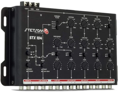 Stetsom STX 104 Crossover - 5 Way Crossovers 9v Output - STX104 Signal Processor - Image 1 of 4
