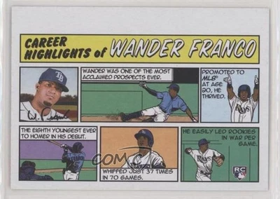 2022 Topps Heritage 1973 Topps Comics Wander Franco #73TC-4 Rookie RC - Image 1 of 2