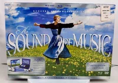 The Sound of Music 45th Anniversary Blu-Ray + DVD LIMITED EDITION SET SEALED NEW - Image 1 of 4