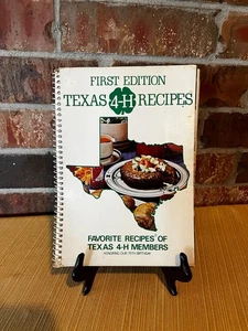 Favorite Recipes Of Texas 4H Members 75th Birthday Spiral Bound Cookbook First - Picture 1 of 6