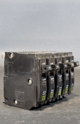 SQUARE D QO 1 Pole Circuit Breaker 15 Amp (Lot of 5) - Image 1 of 4