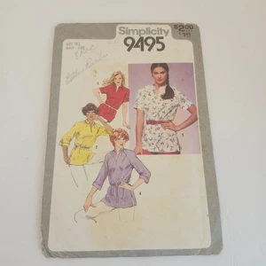 Simplicity Vintage 9495 Schnittmuster Pullover Tunika Bluse Top Gr. 18,5 - Bild 1 von 5