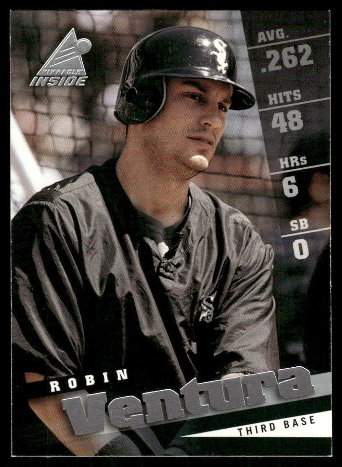 1998 Pinnacle Inside #93 Robin Ventura Chicago White Sox Baseball Card - Image 1 of 2