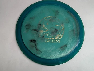 Discraft Elite Z Xpress Fairway Driver Disc Golf PFN Old Run 171g Blue-Green - Image 1 of 4