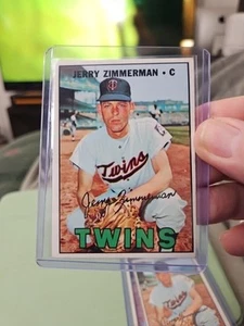 1967 Topps Semi High Number #501 Jerry Zimmerman Twins VG EX - Bild 1 von 2