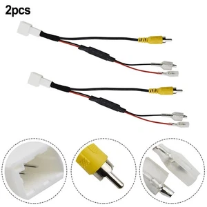 2 Pcs Car Reverse Camera Retention Wiring Harness Cable Connector Fit For-Toyota - Picture 1 of 12