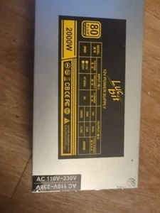LucBit 2000W AntMiner Power Supply 220V - Afbeelding 1 van 4