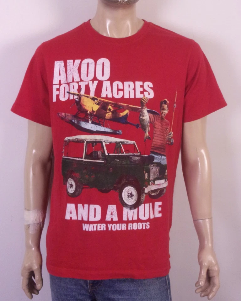 Usado en Excelente Condición Akoo Forty Acres And A Mule Camiseta Rap Camiseta Hip Hop Talla M Foto 1 de 4