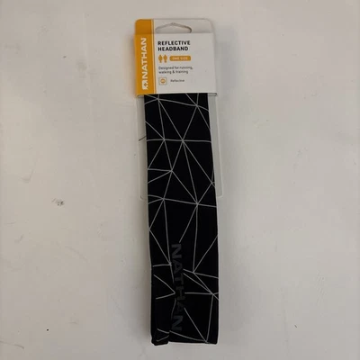 BRAND NEW NATHAN HyperNight Reflective Headband Unisex One Size - Image 1 of 4