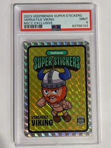 2023 VeeFriends Versatile Viking Super Sticker PSA 9 Mint - Picture 1 of 2