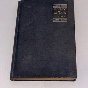 Essay über Verbrennungen - Thomas Carlyle herausgegeben von Henry W. Boynton (1922) Erstausgabe - Bild 1 von 19