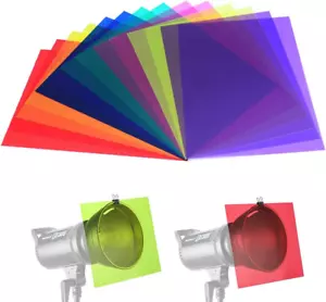 14 Pack Color Correction Light Gel Filter Sheet Colored Overlays Transparency Fi - Picture 1 of 5