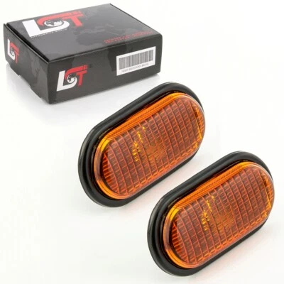 2x Indicatore Freccia Laterale Parafango Sinistra Destra per Renault R19 Super 5 - Immagine 1 di 4