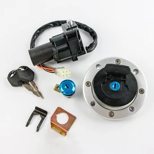 Fuel Gas Cap Key Ignition Switch Lock Fit for 1997-2007 Suzuki GSX1300R Hayabus - Picture 1 of 9