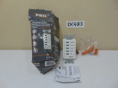 Woods 59007 Temporizador de cuenta regresiva digital de 30 minutos en pared, automático con programa Foto 1 de 4