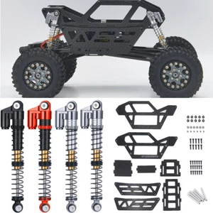Amortiguador amortiguador de aleación de aluminio 53 mm/marco de fibra de carbono para 1/24 RC axial SCX24 - Imagen 1 de 15
