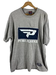 Pure Playaz T Shirt Size 2XL Mens Vintage Graphic Y2K 2000s Hip Hop Rap Grunge - Picture 1 of 7
