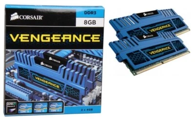 CORSAIR Vengeance 8GB (2x4GB) 1600MHz (PC3-12800) DDR3 Dual-Channel RAM Kit - Image 1 of 4