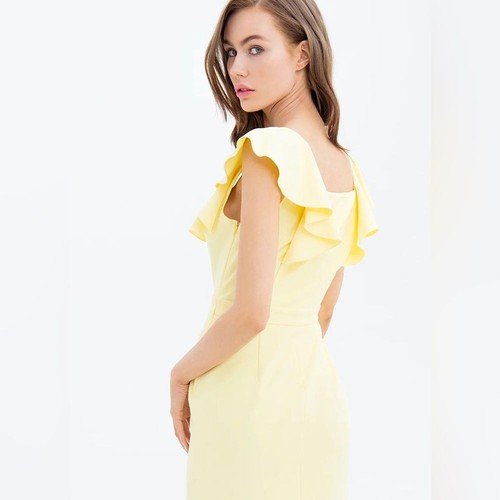 UNDERCOVER Top Secret abito giallo chiaro. Taglia S o 34