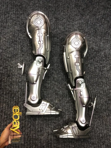 1/6 Hot Toys MMS202 D04 Robocop Diecast Defect Legs for Action Figure Cover