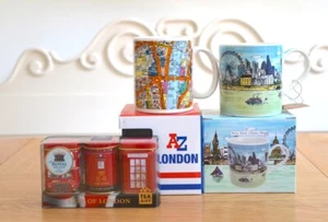 Christmas Presents Bone China Mugs Coffee Tea Cup Queen London Icon Gift Box - Picture 1 of 3