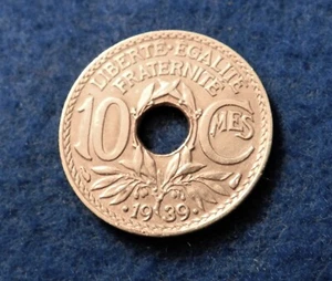 1939 France 10 Centimes -Great Coin - See Pictures - Picture 1 of 2