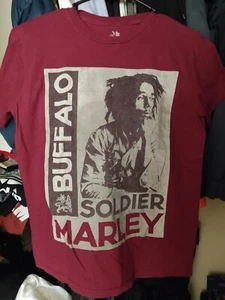 Bob Marley Zion rootswear buffalo soldier one love reggae medium shirt - Picture 1 of 4
