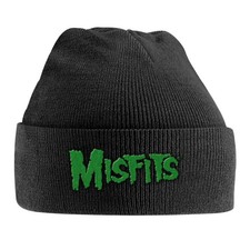 Misfits 'Green Logo' Beanie Hat - NEW