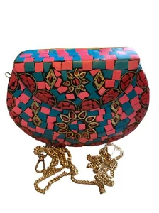 Bolso Cartera Ramla Bling NUEVO Bandolera Marroquí Bolso sin asas ÚNICO DIVERTIDO REGALO $200 - Imagen 1 de 8