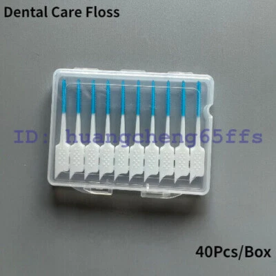 Hilo dental para el cuidado, palillos de dientes, palos interdentales, cepillo limpio Foto 1 de 4