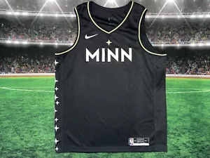 Minnesota Timberwolves Blank Nike Swingman Jersey Sz XL/52 Black Used - Picture 1 of 11