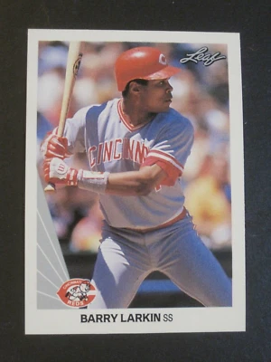 1990 LEAF BARRY LARKIN CINCINNATI REDS CARD #18!!!!!!! - Image 1 of 2