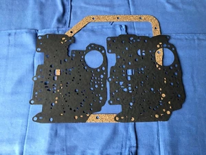 80-86 TH350C Lockup Valve Body Gaskets Turbo 350 Cork Pan Gasket Separator Plate - Picture 1 of 1