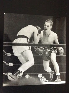 Photographie originale Marcel Cerdan Zale Boxe TBE - Picture 1 of 2