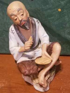 Vintage orientalisch chinesisch asiatisch alter Mann Homco Keramik Kunstkeramik Figur #1431 - Bild 1 von 9