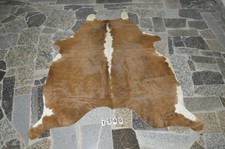 NEW Cowhide Rug HAIR ON SKIN  Leather cowhide 1545-  74" x 68"